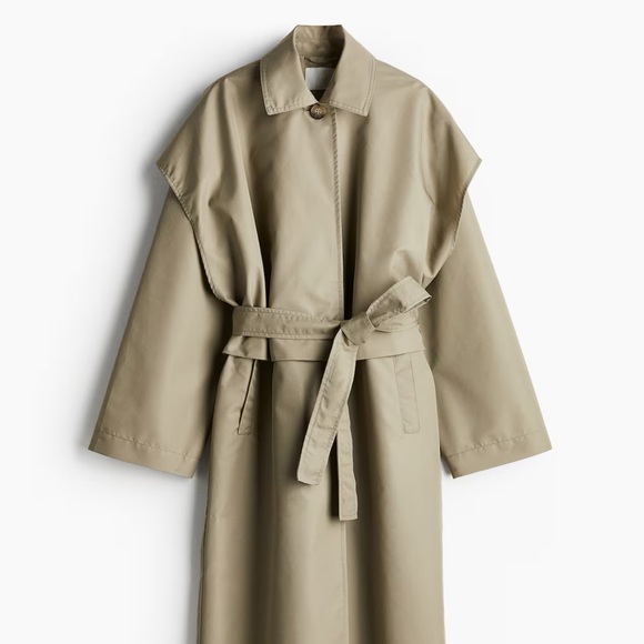 H&M Jackets & Blazers - H&M Tan Women's Trench Coat